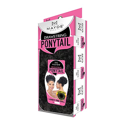 Mayde Beauty Drawstring Ponytail KINKY FRO DOLL (T30)