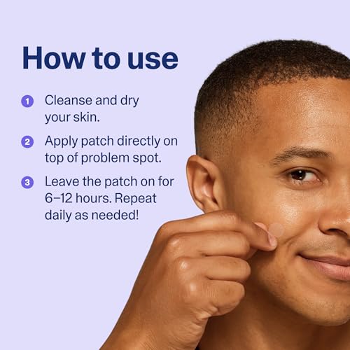 Curology Emergency Spot Pimple Patches for Face, Hydrocolloid Pimple Patches Fast-Acting, 40 Count