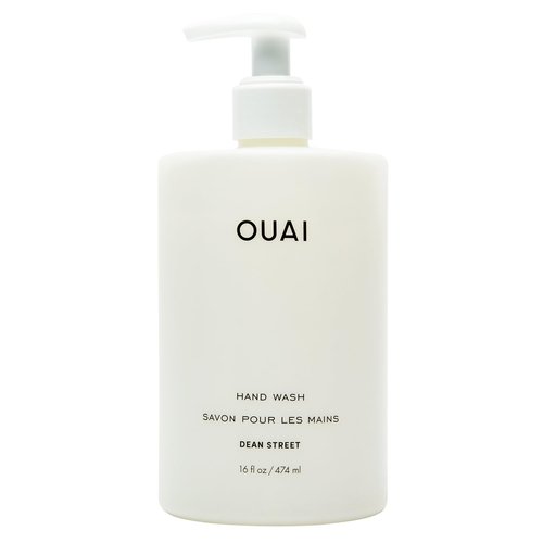 OUAI Hand Wash - Gentle Exfoliating Liquid Soap with Jojoba, Avocado & Rose Hip Oil | 16 Fl Oz