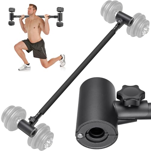 Kipika Adjustable Dumbbell to Barbell Converter - EZ Curling Bar Adapter - Versatile Weightlifting Equipment for Home Gym