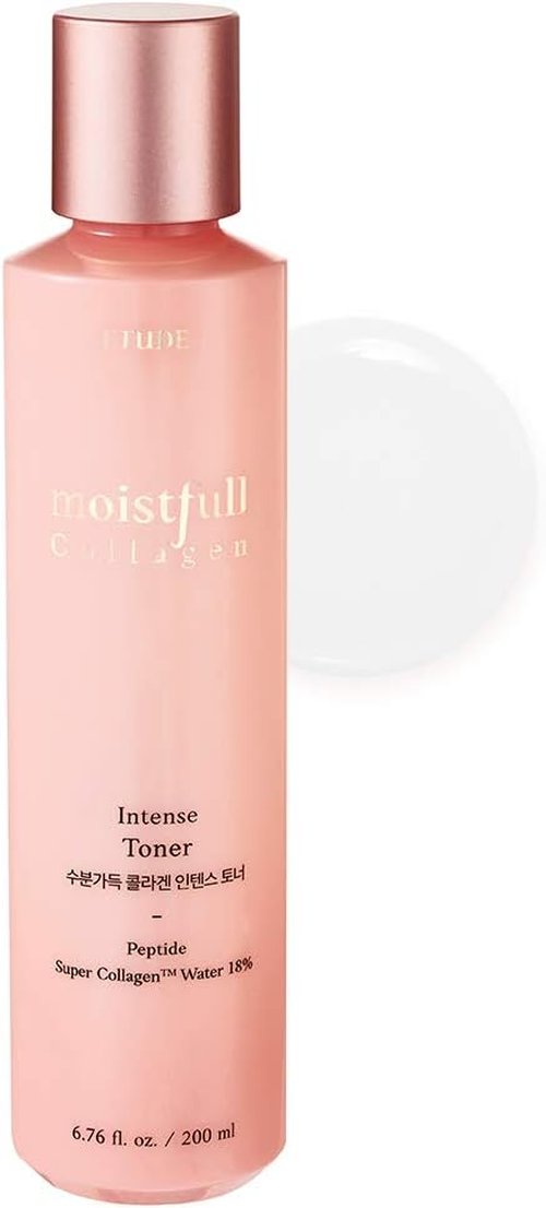 ETUDE Moistfull Collagen Intense Facial Toner 200ml - Hydrating Collagen Skin Care for All Skin Types