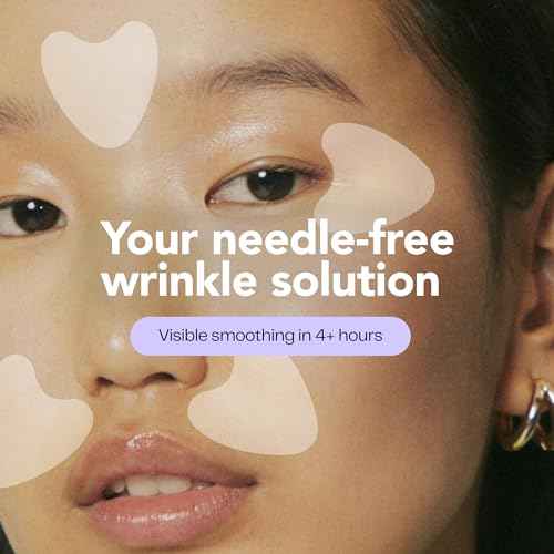 Morrow Beauty - Peptide-Infused Smoothing Wrinkle Patches - Overnight Patches for Smoothing Fine Lines and Wrinkles, Anti Aging Stickers for Crow's Feet, Elevens, Smile Lines (66 Count)