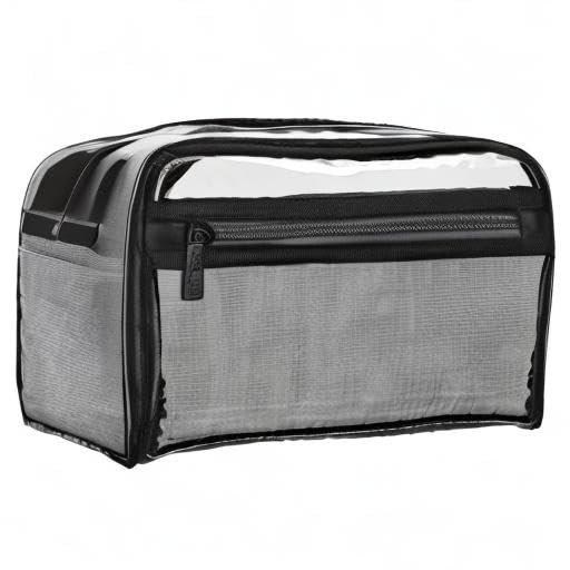 Conair Travel Toiletry Bag for Women and Men, Clear Bag by Travel Smart