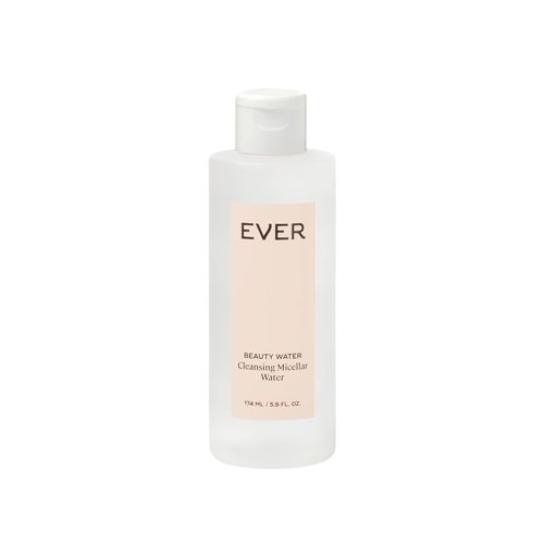EVER Beauty Micellar Cleansing Water - Rose Water & Lactic Acid Makeup Remover for Sensitive Skin | 5.9 fl oz