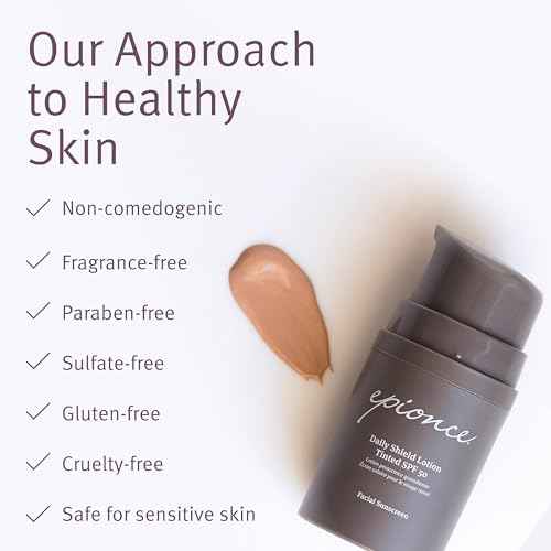 Epionce Daily Shield Tinted SPF 50 Sunscreen - Water Resistant Broad Spectrum UV Protection Facial Sunscreen with Titanium Dioxide & Zinc Oxide, For All Skin Types, Dermatologist Skincare