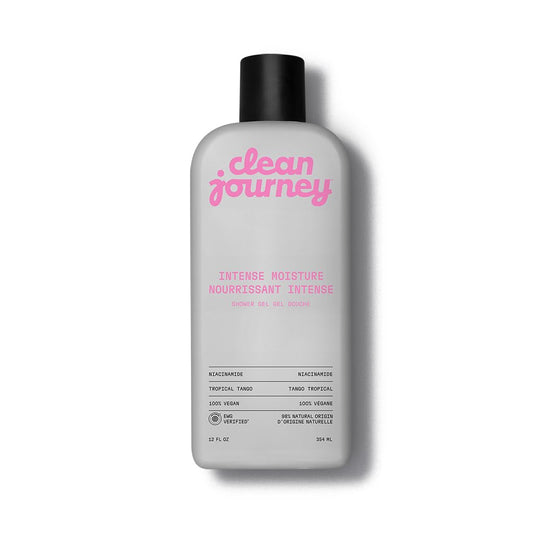 Cleanjourney Body Wash - EWG Verified Shower Gel with Niacinamide & Glycerin | Vegan, Tropical Tango, 12 Fl Oz