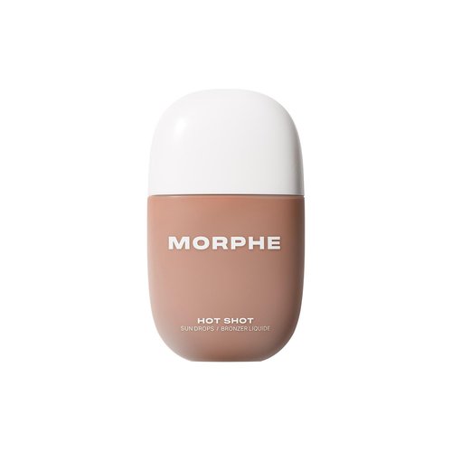 Morphe Hot Shot Sun Bronzing Drops - Hydrating Liquid Bronzer with Niacinamide for Glowing Skin | Bronze Bombshell (1 Fl Oz)