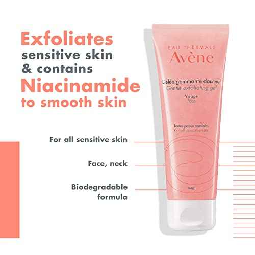 Av?ne Gentle Exfoliating Gel, Pore Scrub, Niacinamide, Non-Comedogenic, 2.5 Oz