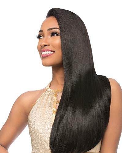 Sensationnel Empire yaki weave hair - Empire straight human hair yaki texture hair for weaving and sew in styles - Empire yaki 1 pack (8 inch, ELECTRICBLUE)