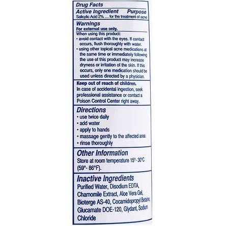 ZAPZYT Acne Wash Treatment - Effective Face & Body Cleanser | 6.25 oz