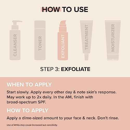 Paula's Choice SKIN PERFECTING 8% AHA Exfoliant, Gel Exfoliant with Glycolic Acid Chamomile & Green Tea, Leave On Gentle Face Exfoliator for All Skin Types, Fragrance- Free