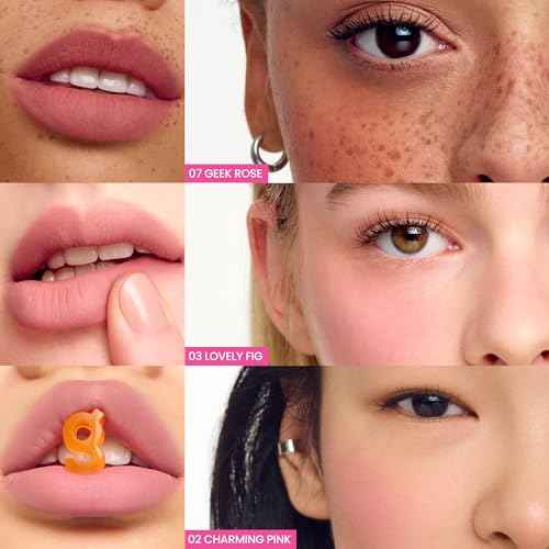 COLORGRAM NUDE BLUR TINT 02 CHARMING PINK | Soft Velvet Matte Lip Stain & Cheek Tint | Lightweight Blurring Tint for a Smooth & Airbrushed Finish | 24H Hydration, Long-Lasting & Non-Sticky Formula