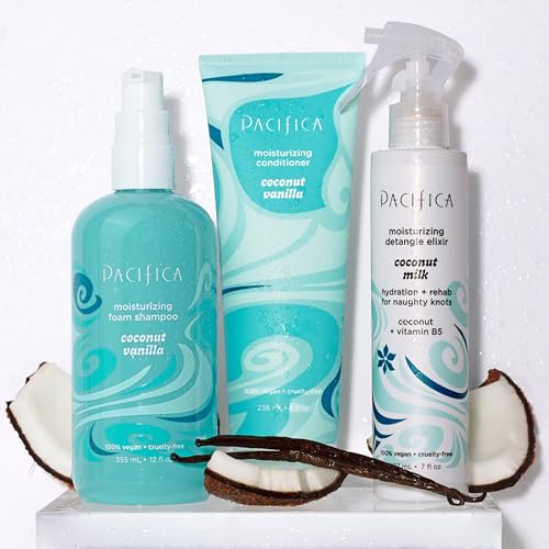 Pacifica Conditioner Moisturizing Coconut Vanilla, 8 Fl Oz