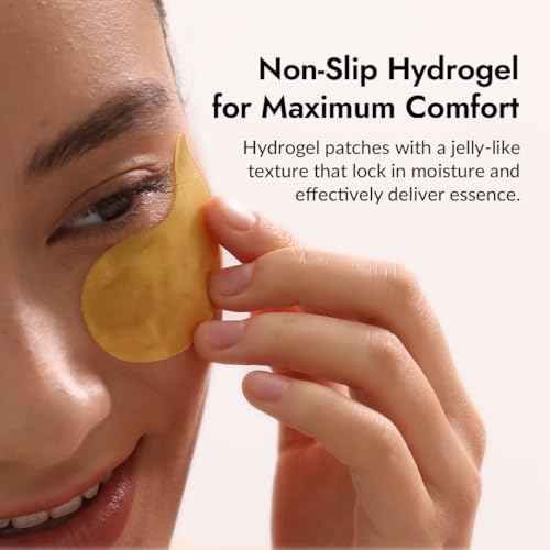 MIZON Under Eye Patches for Puffy Eyes & Dark Circles, 24K Gold & Snail Mucin, 60 Pcs ? Anti-Wrinkle Collagen & Peptide Formula ? Moisturizing Korean Eye Mask for Elasticity