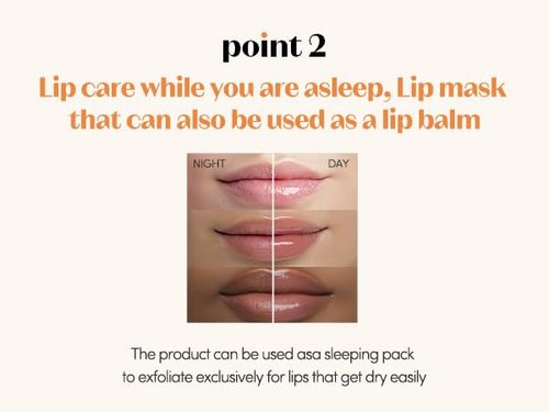 ETUDE Ginger Sugar Overnight Lip Mask 23g - Nourishing Korean Lip Sleeping Mask for Smooth, Hydrated Lips