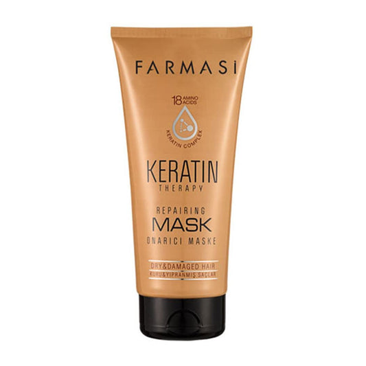 FARMASi Professional Keratin Therapy Hair Mask - Deep Repair & Moisture for Color-Treated Hair | 6.7 fl oz