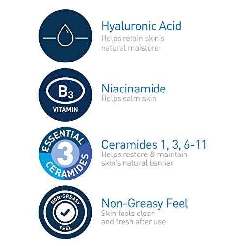 CeraVe Hydrating Toner for Face Non-Alcoholic with Hyaluronic Acid, Niacinamide, and Ceramides for Sensitive Dry Skin, Fragrance-Free Non Comedogenic, Full Size, 6.8 Fl Oz