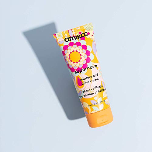 Amika Supernova Moisture & Shine Cream - Hydrating Hair Treatment | 3.3 Fl Oz
