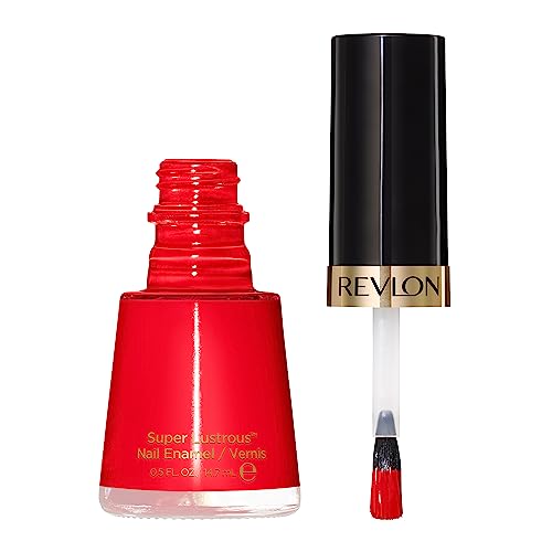 Revlon Super Lustrous Nail Polish, Chip-Resistant & Longwear Formula, High Shine Finish, 730 Valentine, 0.5 fl oz