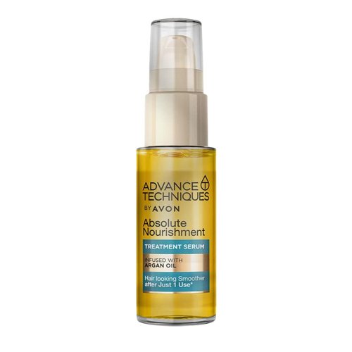 Avon Advance Techniques Moroccan Argan Oil Leave-In Treatment - Nourishing for All Hair Types