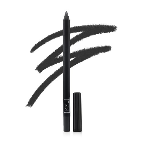 K7L Black Eyeliner - Waterproof, Longwear, Smudgeproof | Onyx Shade for All-Day Definition