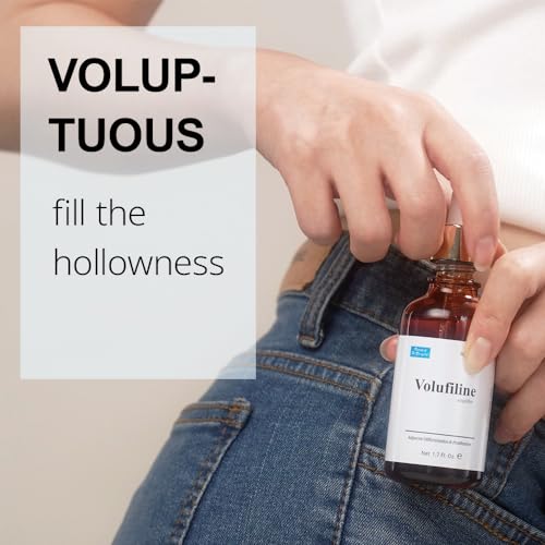 Volufiline Serum 0.5 fl. oz. / 15 ml/Volufiline Oil for face, breast, butt, Skin Elasticity, 100% Genuine, France Sederma, Cosmetic Ingredient booster korean volifiline glass bottle