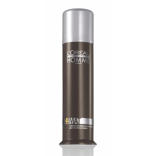 L'Oréal Professionnel Paris Styling Pomade For Men - Medium Hold, Matte Finish | All Hair Types