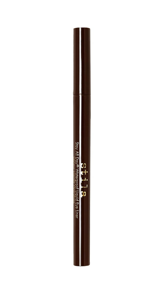 Stila Waterproof Liquid Eye Liner - Stay All Day Formula with Fine Brush Tip | Smudge-Proof Satin Finish