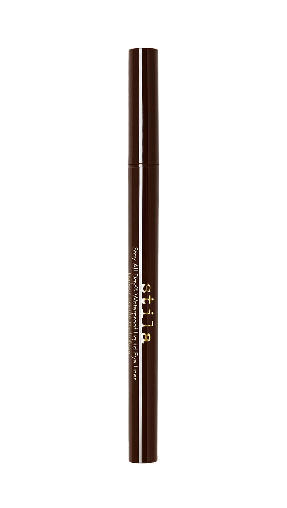 stila Waterproof Liquid Eye Liner, Stay All Day Makeup with Fine Brush Tip Lasting Satin Finish, Smudge-Proof & Transfer-Resistant