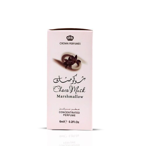 Al Rehab Choco Musk Marshmallow – Sweet Chocolate-Vanilla Concentrated Perfume Oil Roll-On for Unisex, 0.2 Ounce / 6ml