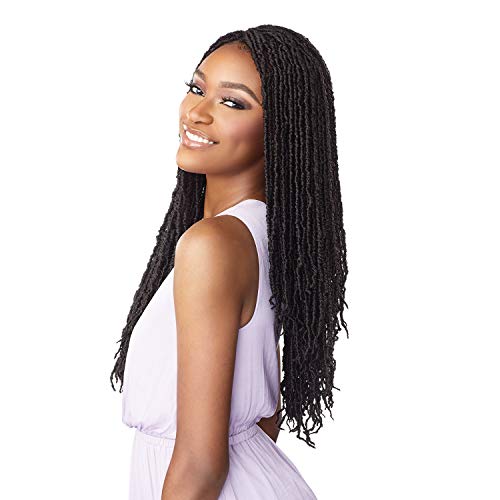 Sensationnel Crochet Braids Lulutress 2X Fully-Folded Micro Locs 18" (1-PACK, 2)