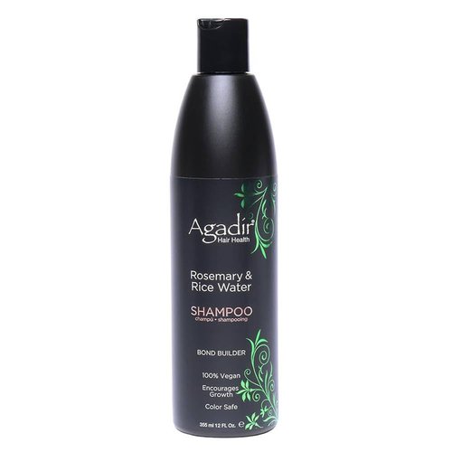 Agadir Rosemary & Rice Water Shampoo - Nourishing Formula for Healthy Hair | 12 oz