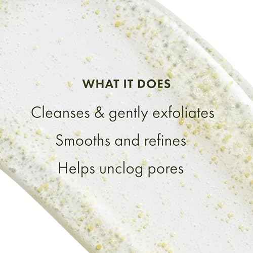Origins GinZing Gentle Exfoliating Cleanser | Visibly Refines Pores & Brightens | With Caffeine, Ginseng & Jojoba Beads, 5 Fl Oz