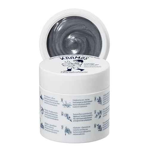 Kaamos Black Salt Warm Steam Cleansing Gel Balm - Korean Skin Cleanser w/Charcoal & Himalayan Pink Salt - Makeup Melting Cleansing Balm to Clear Pores & Lift Impurities (3.52 oz)