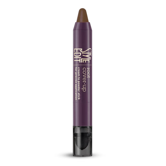 Style Edit Root Touch Up Stick - Temporary Gray Hair Concealer | Salon-Quality, Transfer-Resistant | Light Brown, 0.11 oz