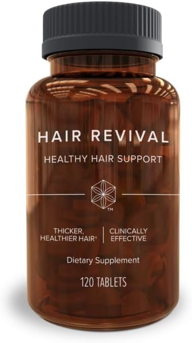Isagenix Hair Revival - Natural Hair Growth & Thickening Supplement - Biotin & Amino Acids - 120 Tablets