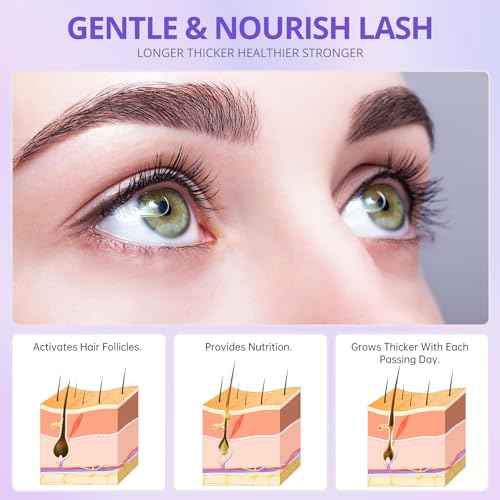 Lash Serum - 8ml Rapid Eyelash Growth Serum for Thickness, Stronger, Healthier Lashes & Brows - Vegan & Cruelty-Free