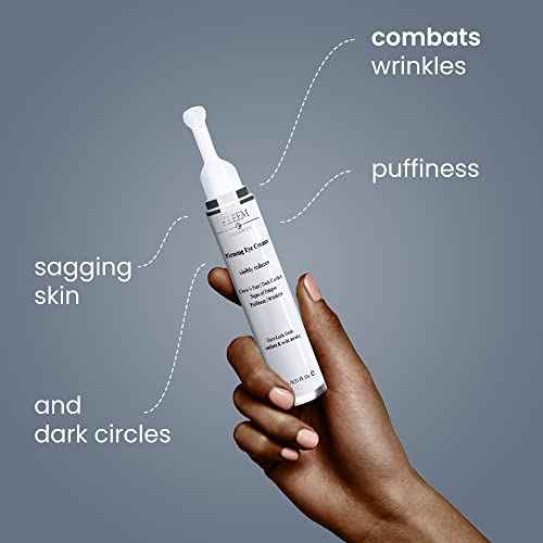 Kleem Anti Aging Eye Cream for Dark Circles, Puffiness & Wrinkles with Peptides, Niacinamide, Hyaluronic Acid | Firming Eye Cream to Reduce Eye Bags Fine Lines | Made in USA | 0.51 Fl Oz