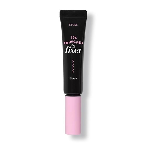 ETUDE Dr. Mascara Fixer - Long-Lasting Curl Hold & Smudge-Proof Formula | Vegan Certified Black (0.203 Fl Oz)