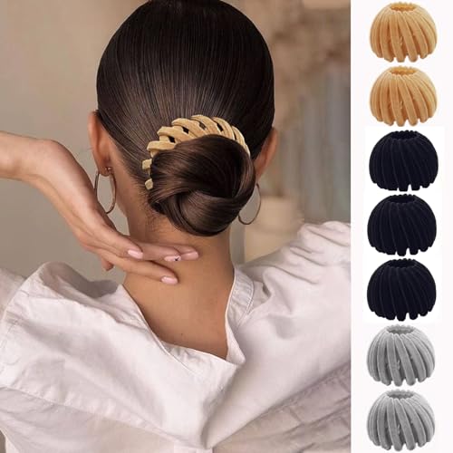 Sizobi Birds Nest Hair Clip, Hair Ties Hair Clips For Women, Hair Scrunchies Hair Accessories for Women, Hair Bun Maker Ponytail Holder Hair Bands