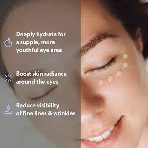 Eve Hansen Anti-Aging Eye Gel with Peptides | Under-Eye Cream With Plant Stem Cells, Hyaluronic Acid, Vitamin E | Cruelty-Free, Vegan, Made in USA .5 oz