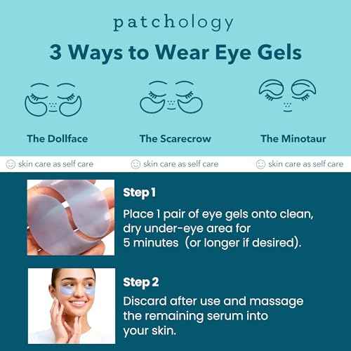 Patchology Bridal Shower Gift Box ? Something Blue Cooling Under Eye Patches for Brides & Bridesmaids, Depuffing & Firming Gel Masks with Peptides & Bakuchiol ? Wedding Skincare Gift Set