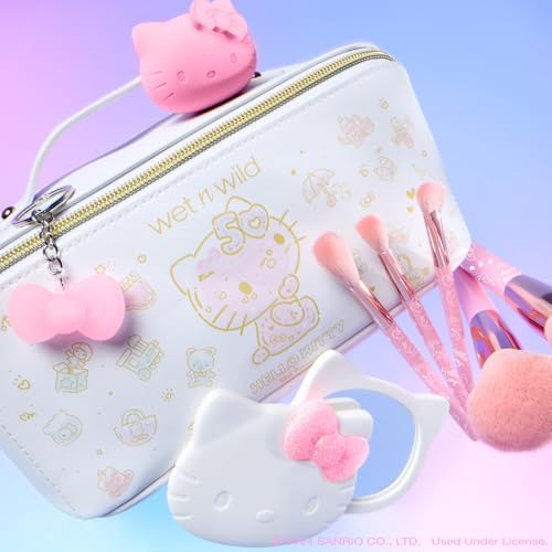 wet n wild Hello Kitty Collection, Mirror & Pink Bow Keychain Duo, Comfort-Grip Handle, Versatile & Portable Hand Mirror