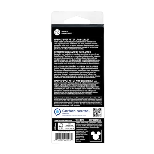 Tweezerman Happily Ever After Eyelash Curler - Makeup Eyelash Tool for All Eye Shapes