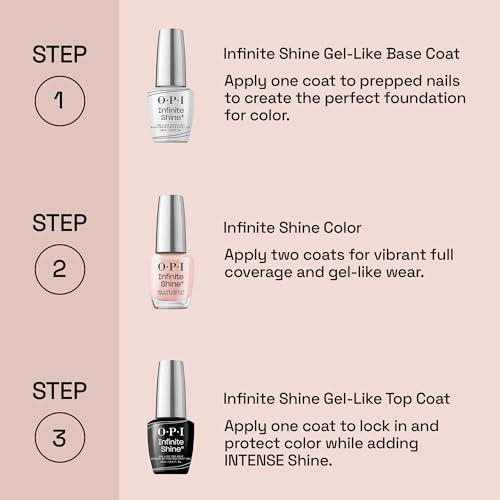 OPI Infinite Shine Over-slay your Welcome | Sheer Soft Neutral Crème Long Wear Gel Like Nail Polish | Vegan, Long Lasting, Streak Free