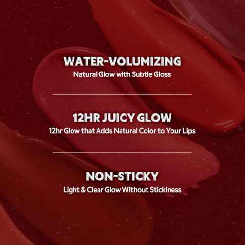 TIRTIR Holiday Lip Stain Gift Set | 12H Lasting Korean Lip Gloss Stocking Stuffers for Women, set of 5