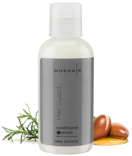 MOEHAIR Hair Guard Conditioner Travel Size | Travel Friendly | Boosts Hair Follicles | Moisturizing Conditioner | Infused with Vitamin-E, Argan Oil & Ginseng | Paraben & Sulfate-Free (3.4 Fl. Oz)