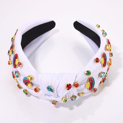 FAERLIIRY Mexican Headband for Women Cinco De Mayo Hair Accessories(Mexican-Sombrero)