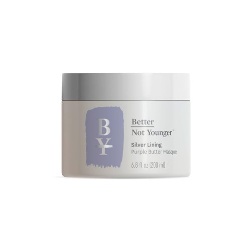 Better Not Younger Silver Lining Purple Hair Mask - Deep Conditioning Treatment for Gray & Blonde Hair | Hydrates & Neutralizes Brassiness