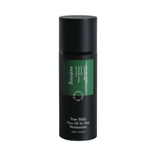 BONAJOUR Vegan Beauty All-In-One Moisturizer for Men - Natural Anti-Aging Face Lotion, 4.2 Fl. Oz
